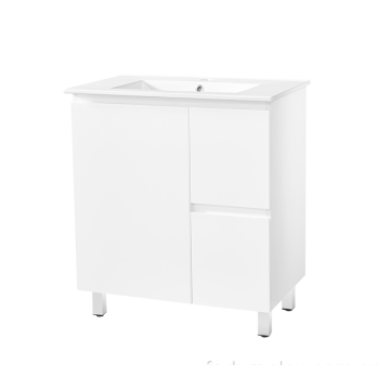 Cabinet de salle de bain en PVC avec bassin